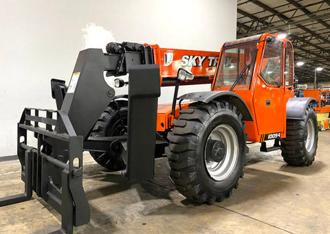 2012 SKYTRAK 10054 10000 LB DIESEL TELESCOPIC FORKLIFT TELEHANDLER 4WD ENCLOSED CAB 2146 HOURS STOCK # BF9673549-ILE - United Lift Equipment LLC