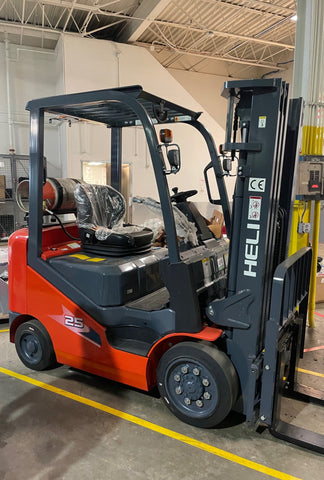 BRAND NEW 2022 HELI CPYD25C 5000 LB LP GAS FORKLIFT CUSHION 84/185" 3 STAGE MAST SIDE SHIFTER STOCK # BF9268919-BUF - United Lift Equipment LLC