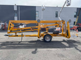 2023 BIL-JAX 6543A TOWABLE ARTICULATING BOOM LIFT 65' REACH ELECTRIC CUSHION TIRES BRAND NEW STOCK # BF9778519-NLPA - United Lift Equipment LLC