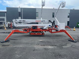 2021 EASY LIFT 87-48AJ CRAWLER BOOM LIFT ARTICULATING WITH JIB ARM LIFT DIESEL 87' REACH TRAX TIRES 1910 HOURS STOCK # BF91098739-NLPA - United Lift Equipment LLC