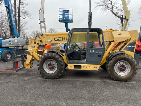 2017 GEHL DL12-55 12000 LB DIESEL TELESCOPIC FORKLIFT TELEHANDLER PNEUMATIC OUTRIGGERS 1780 HOURS STOCK # BF91098739-NLPA - United Lift Equipment LLC