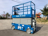 2015 GENIE GS3232 SCISSOR LIFT 32' REACH ELECTRIC SMOOTH CUSHION TIRES OUTRIGGERS STOCK # BF9157529-HLIL - United Lift Used & New Forklift Telehandler Scissor Lift Boomlift