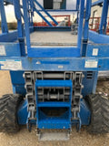 2012 GENIE GS3369RT DUAL FUEL ROUGH TERRAIN SCISSOR LIFT 33′ REACH 4WD 1109 HOURS STOCK # BF9128529-WIB - United Lift Used & New Forklift Telehandler Scissor Lift Boomlift