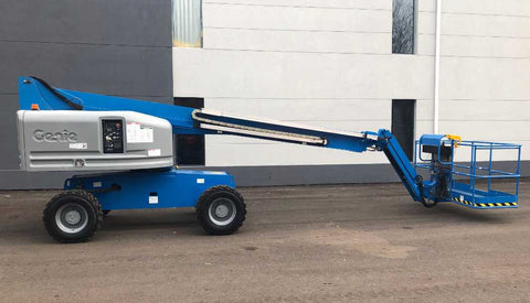 2018 GENIE S45 TELESCOPIC STRAIGHT BOOM LIFT AERIAL LIFT WITH JIB 45' REACH DIESEL 4WD 1120 HOURS STOCK # BF9549739-NLEQ - United Lift Equipment LLC