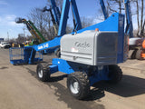 2006 GENIE S45 TELESCOPIC STRAIGHT BOOM LIFT AERIAL LIFT WITH JIB ARM 45' REACH DIESEL 4WD 2025 HOURS STOCK # BF9498749-NLPA - United Lift Equipment LLC