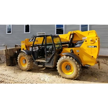 2013 JCB 509-42 9000 LB DIESEL TELESCOPIC FORKLIFT TELEHANDLER PNEUMATIC 4WD STOCK # BF946919-NLNJ - United Lift Used & New Forklift Telehandler Scissor Lift Boomlift