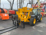 2017 JCB 510-56 10000 LB DIESEL OUTRIGGERS TELESCOPIC FORKLIFT TELEHANDLER 4WD ENCLOSED CAB WITH HEAT AND AC 3185 HOURS STOCK # BF91178549-NLPA - United Lift Equipment LLC