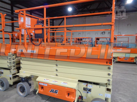 2019 JLG 3246ES SCISSOR LIFT 32' REACH ELECTRIC SMOOTH CUSHION TIRES BRAND NEW STOCK # BF9215449-VAOH - United Lift Used & New Forklift Telehandler Scissor Lift Boomlift