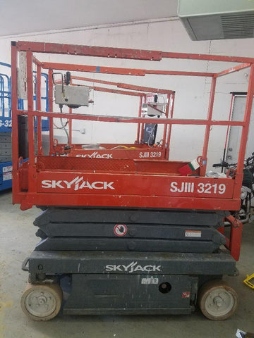 2007 SKYJACK SJIII 3219 SCISSOR LIFT 19' REACH ELECTRIC CUSHION TIRES 194 HOURS STOCK # BF934129-WIBIL - United Lift Used & New Forklift Telehandler Scissor Lift Boomlift