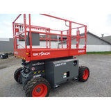 2018 SKYJACK SJ6826RT SCISSOR LIFT 26' REACH DUAL FUEL PNEUMATIC TIRES BRAND NEW STOCK # BF9296529-369-VAOH - United Lift Used & New Forklift Telehandler Scissor Lift Boomlift