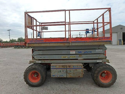 2006 SKYJACK SJ7127RT SCISSOR LIFT 27' REACH DUAL FUEL PNEUMATIC TIRES 2885 HOURS STOCK # BF985539-WIBOH - United Lift Used & New Forklift Telehandler Scissor Lift Boomlift