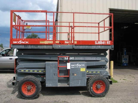 2007 SKYJACK SJ8841RT SCISSOR LIFT 41' REACH DUAL FUEL ROUGH TERRAIN 2590 HOURS STOCK # BF9114509-WIBIL - United Lift Used & New Forklift Telehandler Scissor Lift Boomlift