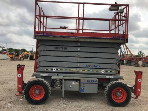 2011 SKYJACK SJ8850 SCISSOR LIFT 50' REACH DUAL FUEL ROUGH TERRAIN 1341 HOURS STOCK # BF9178519-WIBTX - United Lift Used & New Forklift Telehandler Scissor Lift Boomlift